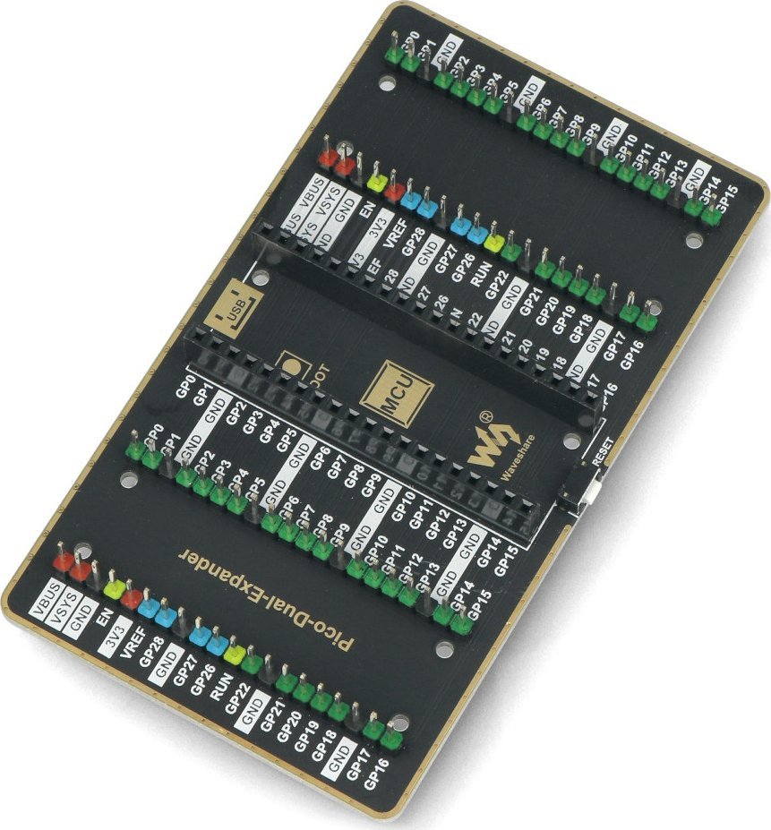 Waveshare Pico Dual Expander -  ekspander